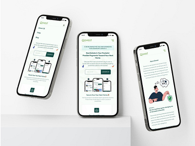 Qovest Website 1.0 - Mobile. graphic design ui