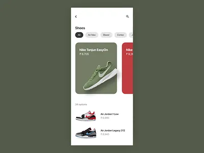 Parallax swipe animation animation design motion graphics ui