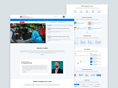 Health Emergency Operation Center (HEOC) 3d branding creative design design government website graphic design graphic designer landing page design logo motion graphics nepal ui uiux designer ux website website design