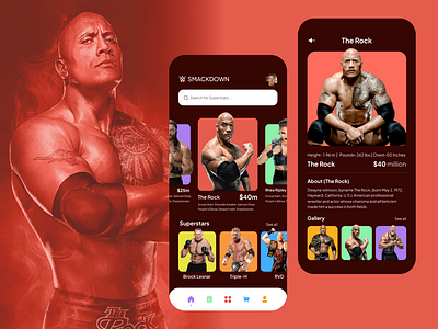 WWE Application design