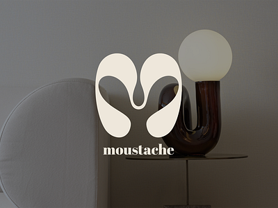 Moustache / Interior Design Studio Logo brand identity branding design graphic design logo logo design typography