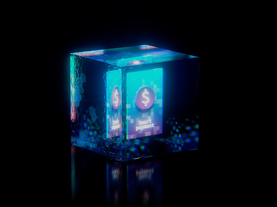 Cube: Smartpayment ai animation blockchain c4d cinema4d crypto cryptocurrency cube design finance fintech glass payment procrss renua smart style swap tor transactions