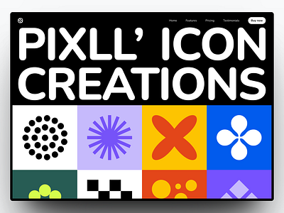 Pixll' Icon Pack - Website branding design graphic design graphics icon pack illustration landing page logo ui vector web design website