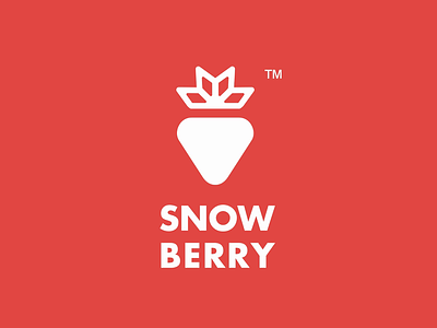 SNOWBERRY animation branding design frozen berry graphicdesign logo logoanimation logodesign logomark logotype snow snowberry snowf strawberry