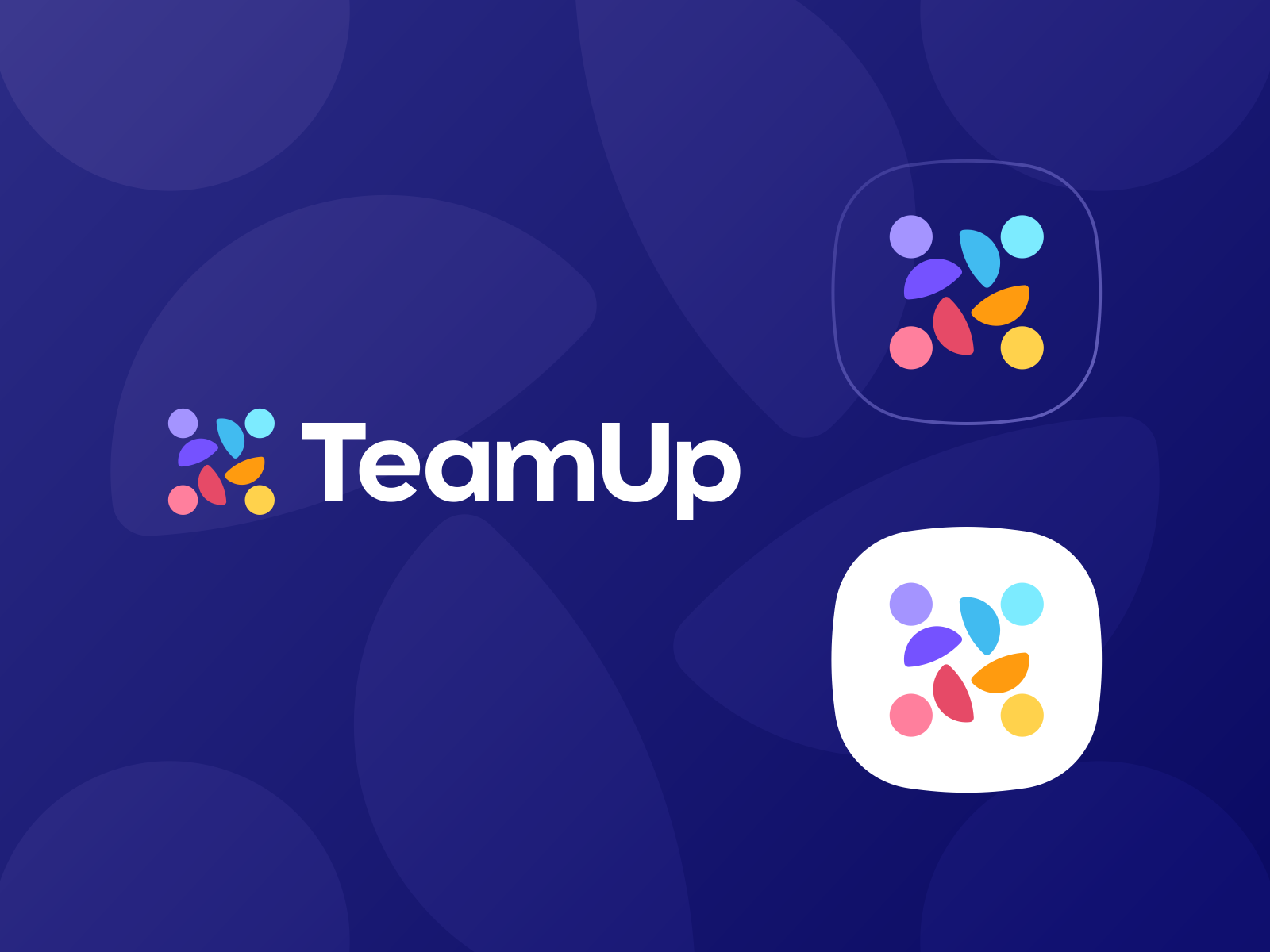 TeamUp Logo Design - Abstract, People, Connection abstract logo business logo colorful logo company logo creative logo custom logo design freelancer icon logo logodesign logos logotype minimalist logo modern logo people person professional logo recruiting symbol