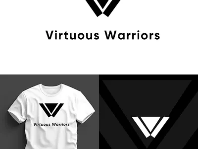 Project Virtuous Warriors logo design. asad choudhary branding design fit fitness graphic design gym gym logo healthy illustration logo muhammad asad vector