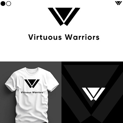 Project Virtuous Warriors logo design. asad choudhary branding design fit fitness graphic design gym gym logo healthy illustration logo muhammad asad vector