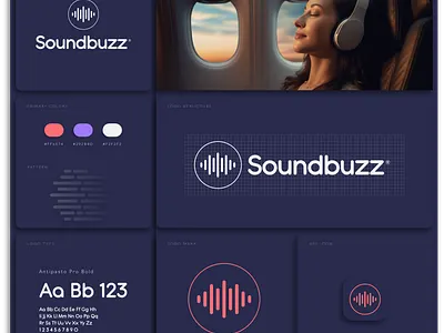 Design Portfolio: Behind the Creation of Soundbuzz's New Emblem adobeillustrator brandbrilliance branding graphic design graphicdesignmagic iconcrafting logo ui uxmeetsui vectordesign
