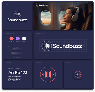 Design Portfolio: Behind the Creation of Soundbuzz's New Emblem adobeillustrator brandbrilliance branding graphic design graphicdesignmagic iconcrafting logo ui uxmeetsui vectordesign