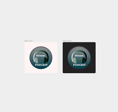 Stream Podcast App Icon 005 app icon dailyui uxdesignaspirant dribbbledebut