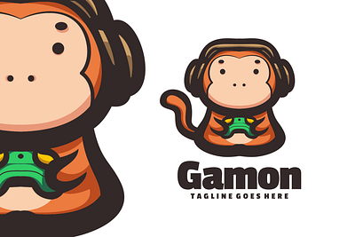Gamon animal branding cute mascot design graphic design illustration logo ui vector