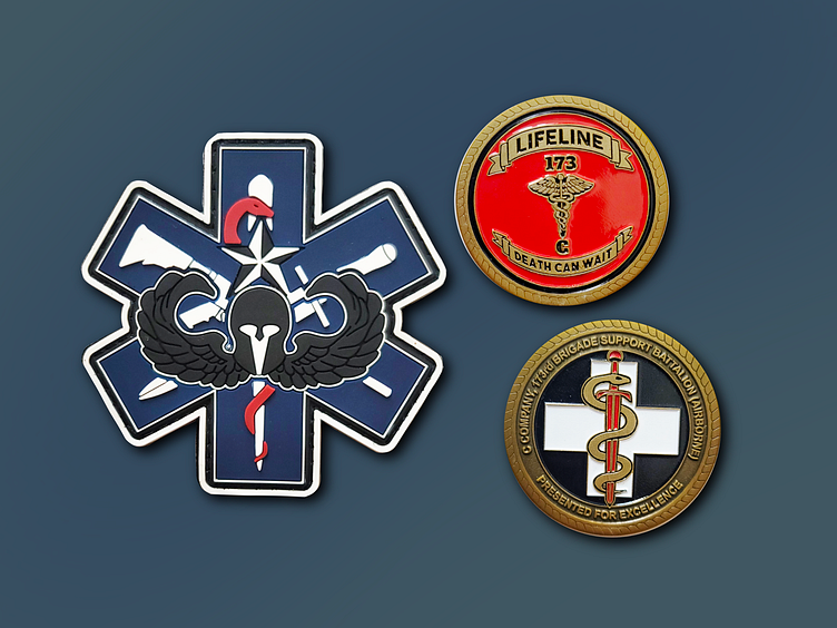 173rd BSB Army Medical Unit Patches + Coins by Noreen on Dribbble
