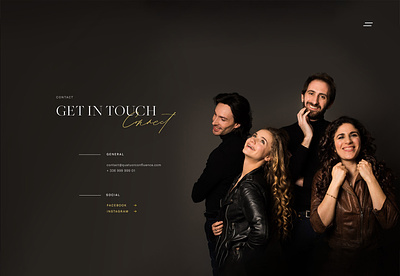 Modern Website for String Quartet beautiful branding graphic design luxury minimalist modern motion graphics ui ux visual identity webdesign website