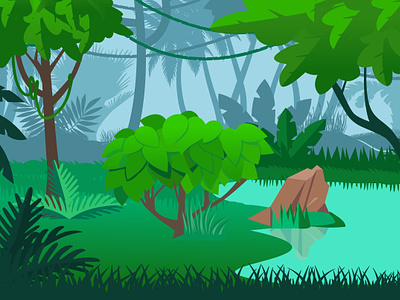 Cartoon Jungle Background background cartoon exotic forest free jungle wild