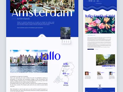 MillSeekers - Discover Amsterdam amsterdam clean concept design discover journey minimalist modern netherlands tour tourism travel ui uidesign visit webdesign website