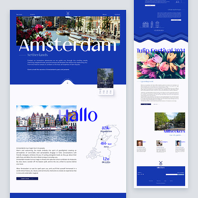MillSeekers - Discover Amsterdam amsterdam clean concept design discover journey minimalist modern netherlands tour tourism travel ui uidesign visit webdesign website