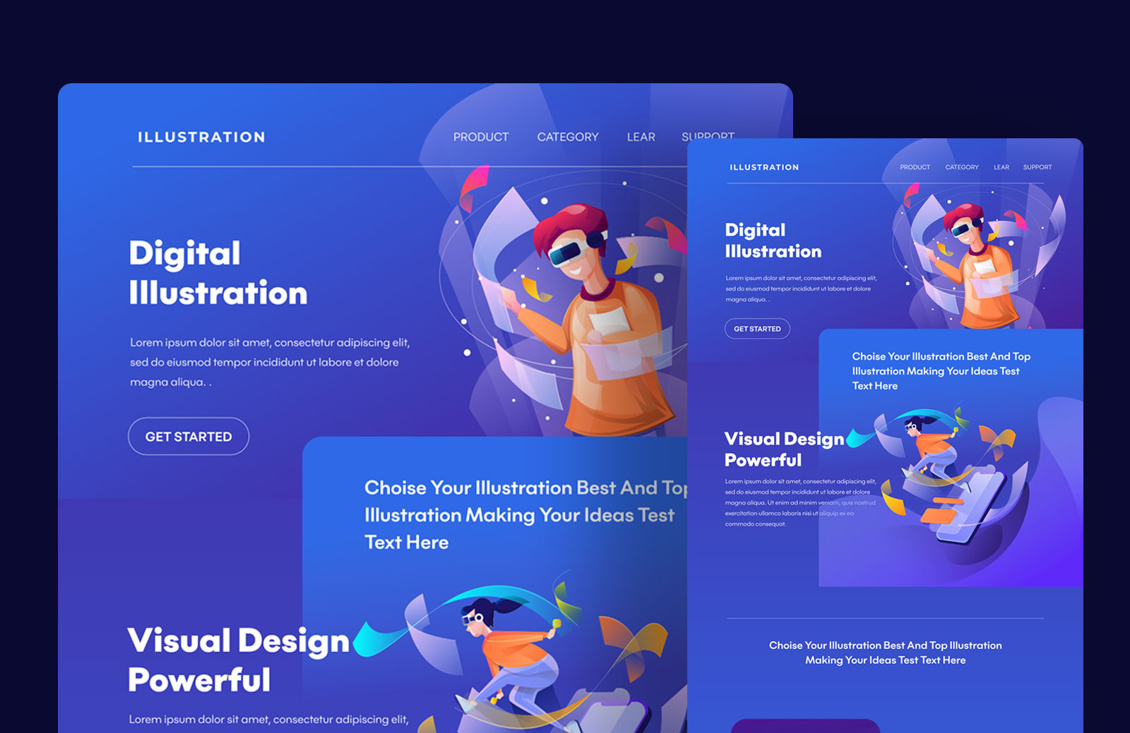 Digital Illustration  Design by Indra Maulana Agung on Dribbble