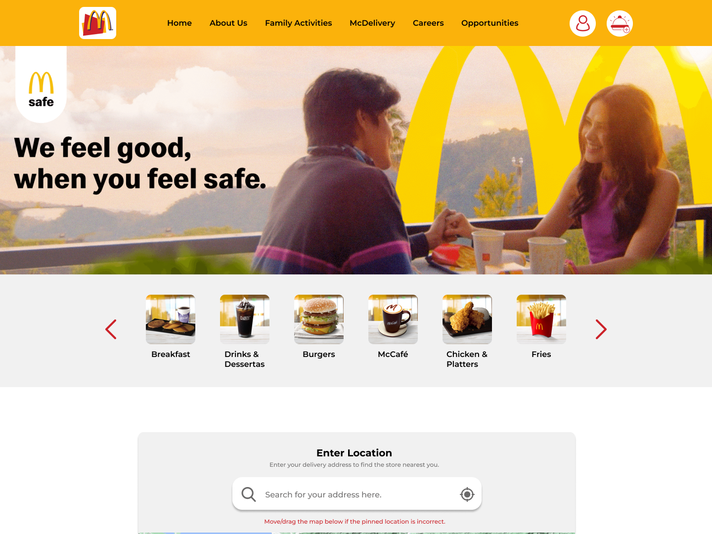 Mcdo Page De Garde Mcdo Website Concept by Reinfield Montero on Dribbble