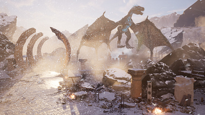 dragon ( history ) Environment artist 3d animation graphic design unreal engine