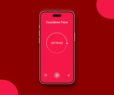 Countdown Timer 3d animation graphic design ui