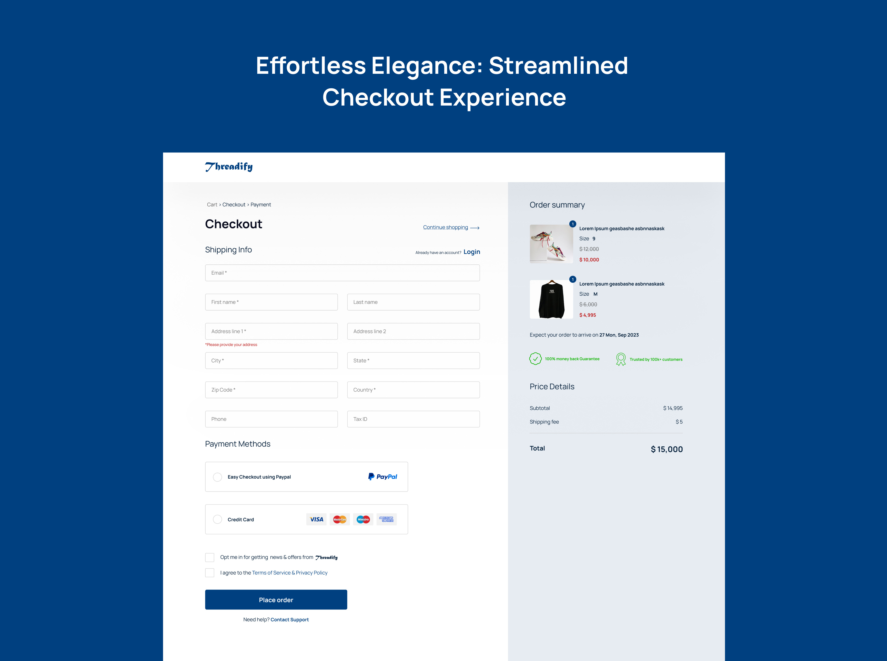 E-commerce Checkout Screen checkout checkout form e commerce checkout ecommerce form ui design