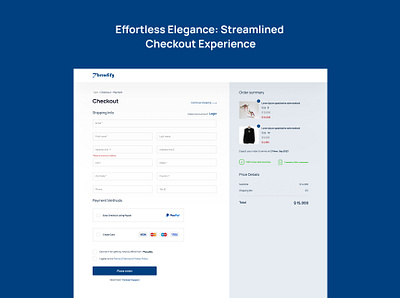 E-commerce Checkout Screen checkout checkout form e commerce checkout ecommerce form ui design