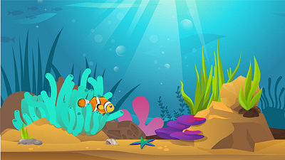 Cartoon Ocean Background background cartoon cartoon ocean cartoon underwater fish free ocean sea underwater underwater background water