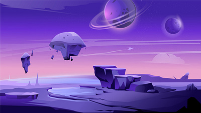 Cartoon Planet Background background cartoon fantasy free mysterious planet purple unknown