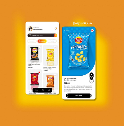 LAY'S Mobile App Design 3d appdesign behance branding dailyui design dribbble dribbbler figma graphic design graphicdesignui illustration lays logo ui uidesign uiux userexperience userinterface
