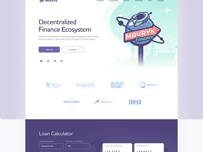 Mavryk branding graphic design logo ui