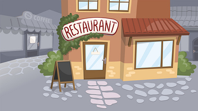 Cartoon Restaurant Background background cartoon food free restaurant