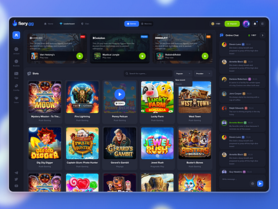 Fiery GG - Online Roblox Casino  Logo Design and Animation by Sok Studio  on Dribbble