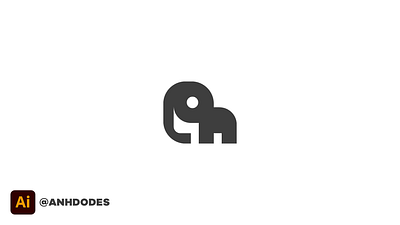 Little Elephant logomark design process by @anhdodes - Anh Do 3d anhdodes anhdodes logo animation branding design elephant icon elephant logo graphic design illustration logo logo design logo designer logo for sale logoadoni logodesign minimalist logo minimalist logo design motion graphics ui