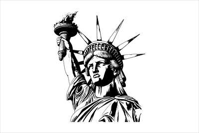 Statue of Liberty Vector Artwork artwork branding design editable graphic design illustration liberty logo minimal modern simple statue statue of liberty vector