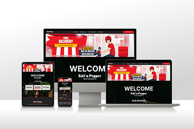 My First UI Resturant Website Design resturant website ui design uiux design user experence user interface ux design web ui