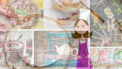 Animated Brand Video | How to book a tea party animation branding video