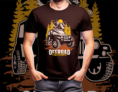 OFFROAD ADVENTURE T-SHIRT DESIGN adventure apparel branding camping clothing design explore fashion ford graphic design illustration jeep jeeplife offroad offroading overlanding runner toyota truck vector