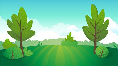 Cartoon Tree Background background cartoon free landscape nature tree