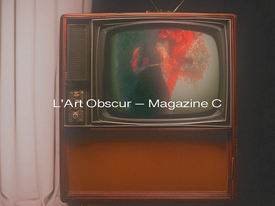 L'Art Obscur : Magazine C branding editorical graphic design magazine visual identity