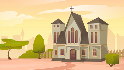 Church Background Cartoon background cartoon christian church free free download religion