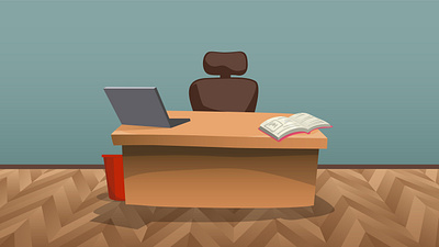 Desk Cartoon Background background business cartoon desk free office