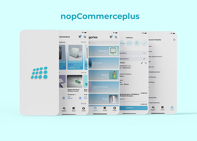 nopCommerce app app design app development ecommerce app mobile app design nopcommerce app ui ux design