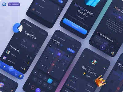 Sudoku Mobile App android app community design game interface ios mobile mobile app sudoku ui user experience user interface ux web