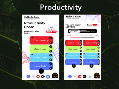 DASH - Productivity Trackers and Notes dash journal app notes app productivity tracker ui ui ux