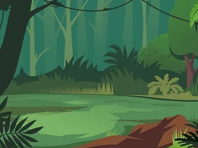 Forest Background Cartoon background cartoon flora forest free nature plant tree