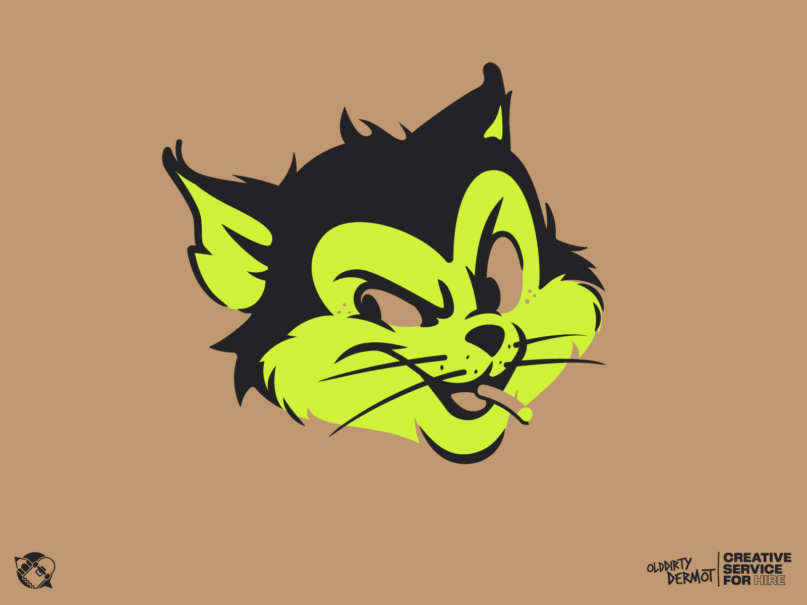 Cat Mascot WIP by Dermot Reddan on Dribbble