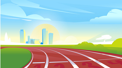 Jogging Background Cartoon background cartoon free jogging running track