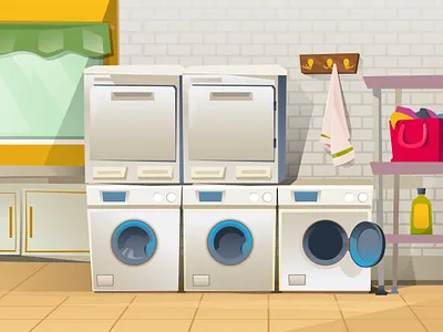 Laundry Room Cartoon Background background cartoon free interior laundry room