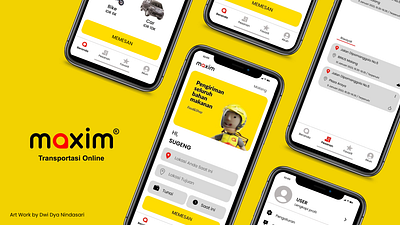 Maxim - Mobile Application (Redesign) app bmcc redesign ui