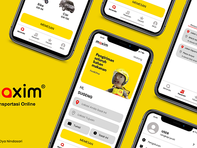 Maxim - Mobile Application (Redesign) app bmcc redesign ui